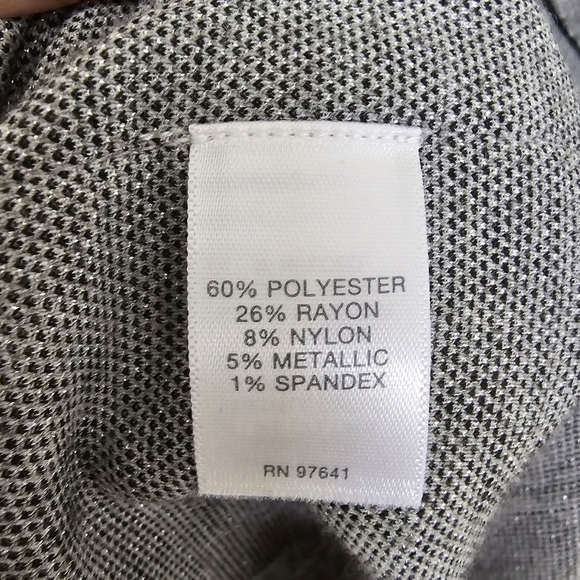 J.Jill heritage plaid sweater round neck long sleeve grey size medium - Picture 9 of 9